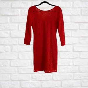 Red Lace Dress